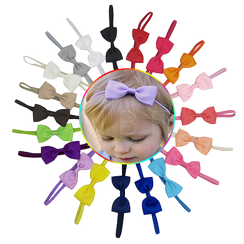 Elastic Baby Headbands for Girls OHAR-Q083-M-1