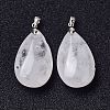 Natural Quartz Crystal Pendants X-G-D084-01P-B17-3