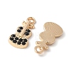 Alloy Rhinestone Pendants PALLOY-E775-06G-2
