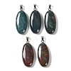 Natural Indian Agate Pendants GG-CBACB71-01P-07-1