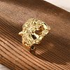 Brass Cuff Rings for Women Men RJEW-S401-03G-2