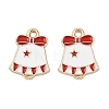 Christmas Alloy Enamel Pendants FIND-I067-02KCG-03-1