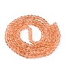 Acrylic Imitation Cat Eye Beads Strands OACR-Q197-01A-14-2