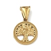 304 Stainless Steel Pendants STAS-D225-11G-1