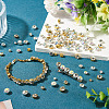 300Pcs 15 Styles Flat Round Sew on Rhinestone Montee Beads STAS-TA0006-18-8