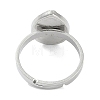 Non-Tarnish 304 Stainless Steel Adjustable Ring Components X-STAS-Z064-04P-3