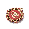 304 Stainless Steel Enamel Pendants STAS-P453-15G-04-2