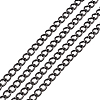 Aluminium Twisted Curb Chains CHA-TA0001-03B-15