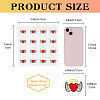 8 Sheets Plastic Waterproof Self-Adhesive Picture Stickers DIY-WH0428-038-2