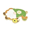 Bees Theme Alloy Enamel Pandants FIND-M083-06C-G-2