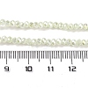 Baking Electroplate Glass Beads Strands DGLA-A039-J4mm-B17-4