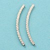 925 Sterling Silver Tube Beads STER-Q191-01D-S-2