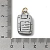 Printing 304 Stainless Steel Pendants STAS-K304-08B-G-3