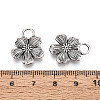Tibetan Style Alloy Pendants TIBEP-T053-17AS-3