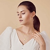 1Pc Initial Letter Brass Pendant Necklaces NJEW-YW0001-24K-5