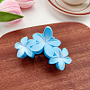 Candy Color Three Flower Plastic Claw Hair Clips PW-WG6FDF6-05-1