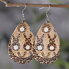 Imitation Leather Dangle Earrings FS-WGAAB7F-01-1