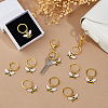 20Pcs Alloy Enamel Keychain KEYC-FH00076-5