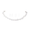 Plastic Imitation Pearl with Cat Eye Round and Nuggets Beaded Necklaces for Women NJEW-JN05714-2