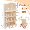 Wood Finger Ring Organizer Display Holder Set RDIS-WH0020-03-2