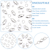 Unicraftale 16Pcs 304 Stainless Steel Lobster Claw Clasps DIY-UN0004-95-5
