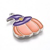 Autumn Theme Alloy Enamel Pendants X-ENAM-J649-07P-3