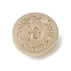Golden Tone Wax Seal Brass Stamp Head DIY-B079-01G-G-2