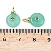 Dyed Natural White Jade Pendants G-Z134-02G-01-3