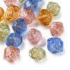 Handmade Gold Sand Lampwork Beads LAMP-F047-05-1