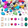 100Pcs Glass Sew on Rhinestones GLAA-TA0004-45-1
