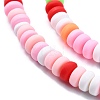 Handmade Polymer Clay Beads Strands X-CLAY-N008-008N-3