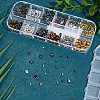 600Pcs Brass & Iron Crimp Beads Covers DIY-PA0001-73-3