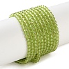 Natural Peridot Beads Strands G-P603-C-3mm-01-2