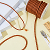 Round PU Leather Braided Cord LC-WH0012-03B-01-4