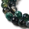 Dyed & Heated Natural Fire Crackle Agate Beads Strands X-G-P539-B01-11-4