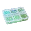 Transparent 45G 6 Colors 6/0 Glass Round Seed Beads SEED-FS0001-30-6