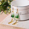 Handmade Lampwork Dangle Earrings WG9840F-01-1