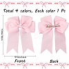 Bowknot Polyester Alligator Hair Clips for Women Girls OHAR-CP0001-26A-2
