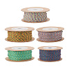 5 Rolls 5 Colors 18-Ply Cotton Twisted Cord OCOR-TA0003-75-3