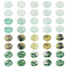 180Pcs 4 Styles Natural Serpentine Jade & Green Aventurin & Green Spot Jasper Beads G-TA0003-08B-2
