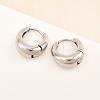 316 Surgical Stainless Hoop Earrings EJEW-C160-06A-P-4