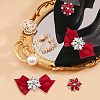  4Pcs 2 Style Glass Rhinestone Shoe Decorations FIND-NB0002-34B-2