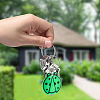 11Pcs 11 Colors PVC Plastic Ladybug Pendant Decorations HJEW-SC0003-23-6