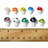 10 Colors Mushroom Handmade Lampwork Beads LAMP-FS0001-15-5