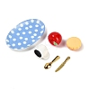 Resin Miniature Breakfast Set Ornaments DIY-H174-01D-3