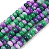 Dyed Natural White Jade Beads Strands G-G107-A25-01-1