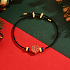 Christmas Adjustable Nylon Slider Bracelets EA5840-3-1