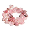 Raw Rough Natural Thulite Beads Strands G-A322-C14-01-5