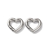 304 Stainless Steel Spring Gate Clasps X-STAS-A193-03P-1