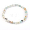 Natural Flower Amazonite Stretch Bracelets BJEW-JB03939-05-1